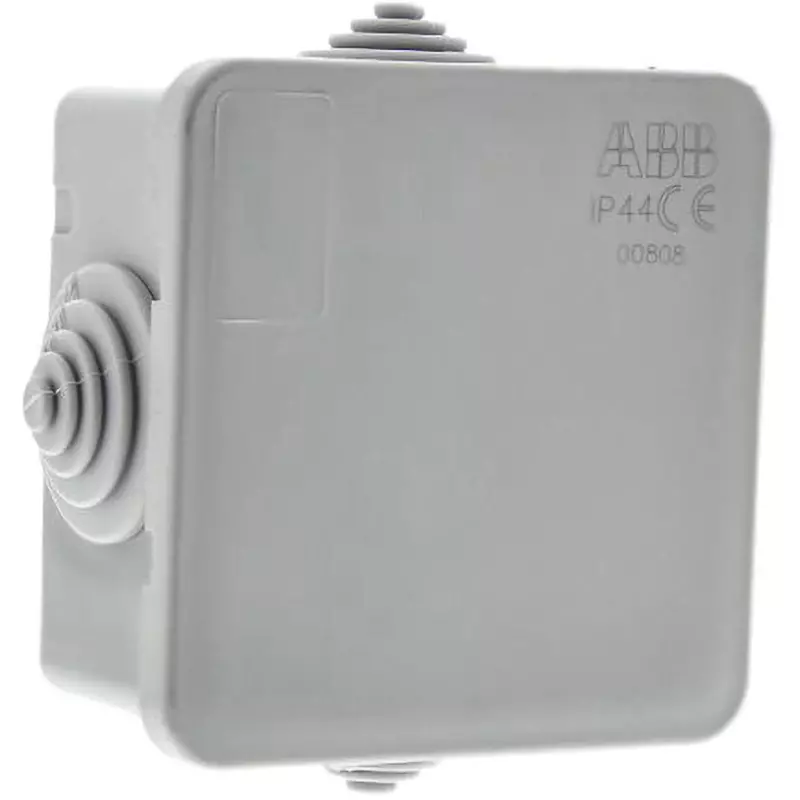 ABB Junction Box IP44 Ip Grade Thermoplastic Main Unit Material, 808