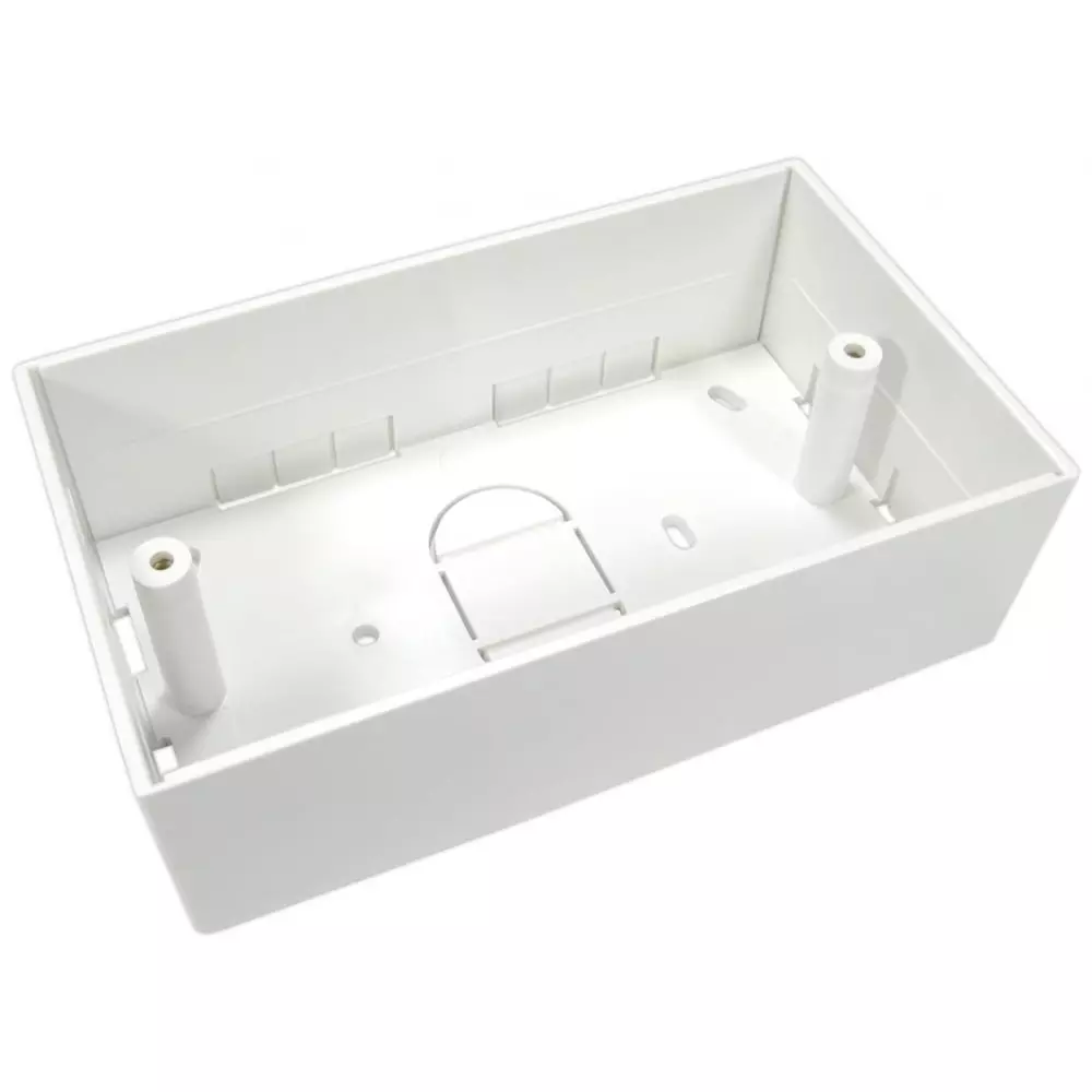 RS PRO Back Box ABS White 86 mm 145 mm, 2862972