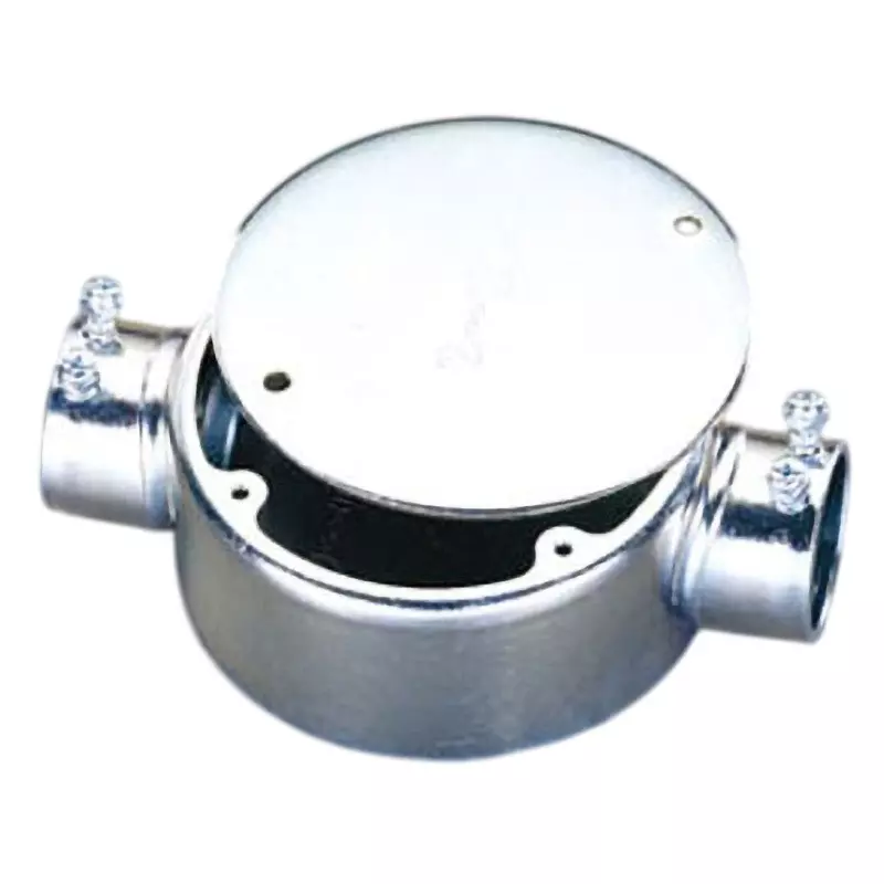 Esco Exposed Box E25 Nominal Size Φ89 x40 mm Size Two-way straight exit, PSE mark Specifications, EA940CS-25
