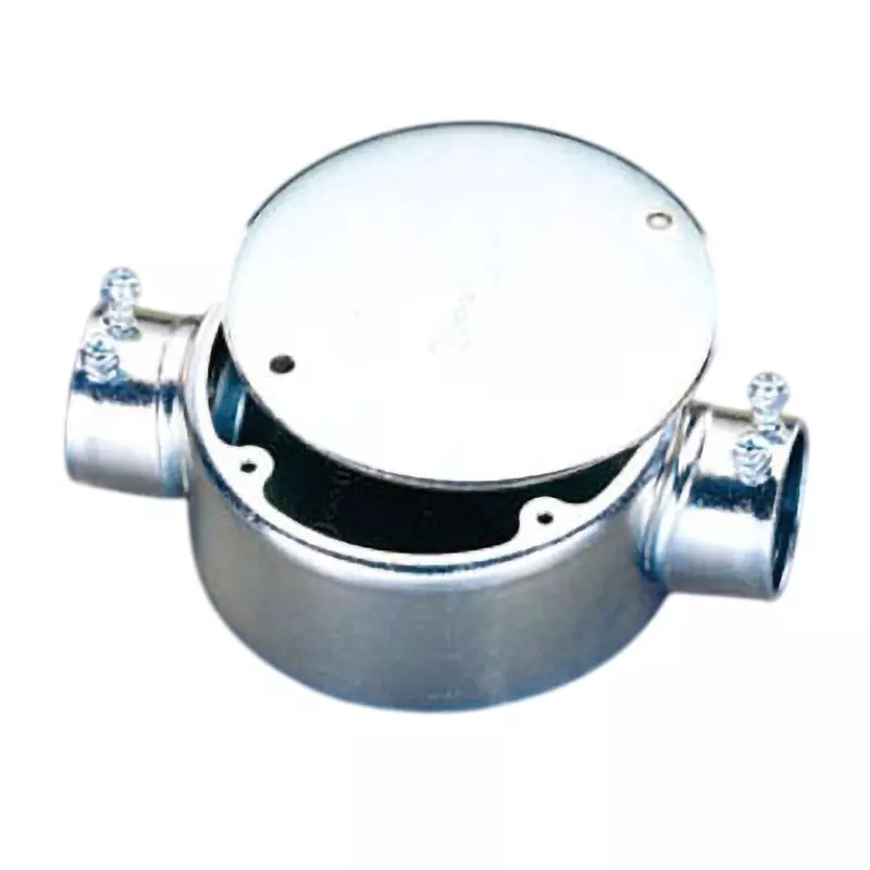 Esco Exposed Box E19 Nominal Size Φ89 x40 mm Size Two-way straight exit, PSE mark Specifications, EA940CS-24