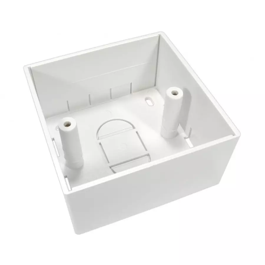 RS PRO Back Box ABS White 86 mm 45 mm, 2862973
