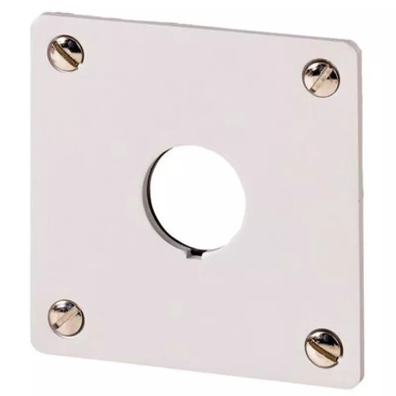 EATON Control Box Polished aluminum Box Material 22.0 Cutout Diameter 1 Number of Holes, M22-E1