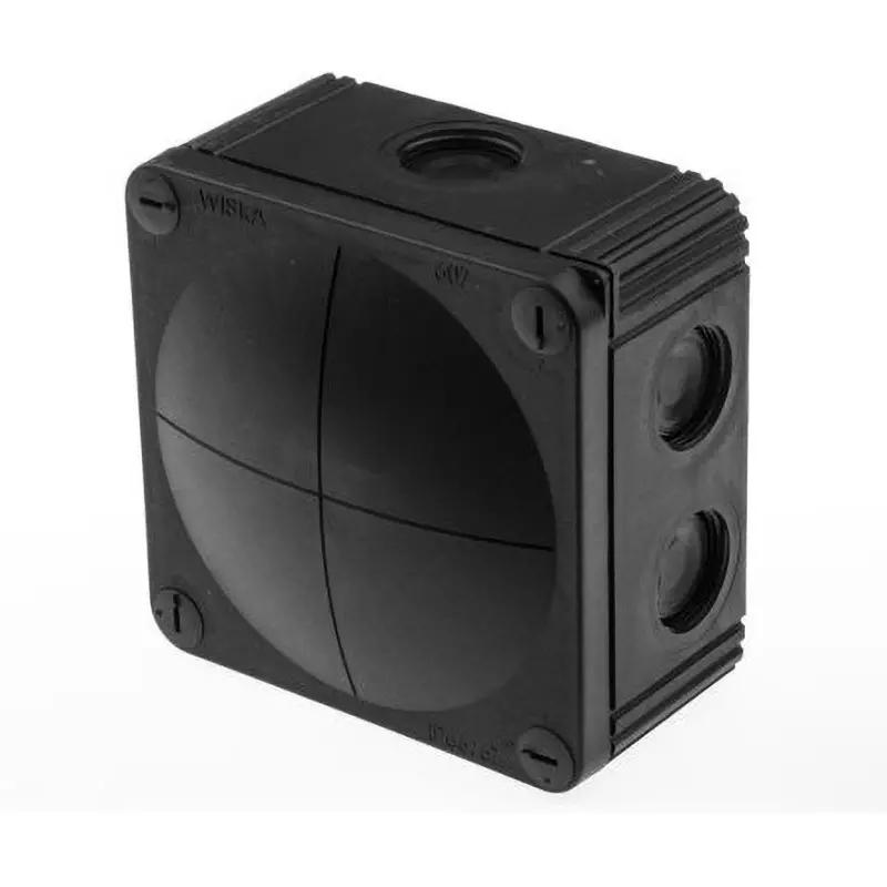 WISKA Junction Box IP66, IP67 Ip Grade Polypropylene Main Unit Material Correspondence Rohs Directive, 61779 (Pack of 3)