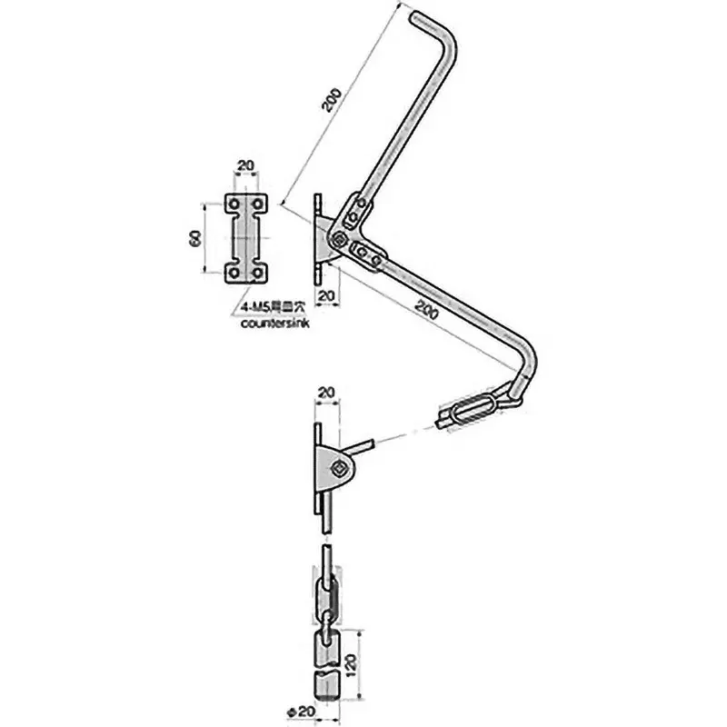 TAKIGEN Stainless Steel Bracket, FA-1724