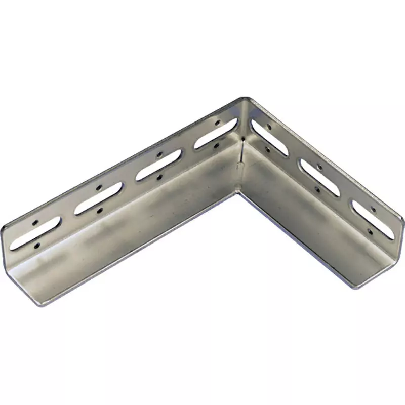 Kameda Denki L-Shaped Bracket M8.M10.W3/8 Compatible Bolt 0.58 kg Mass Correspondence Rohs Directive, LB-2-SUS