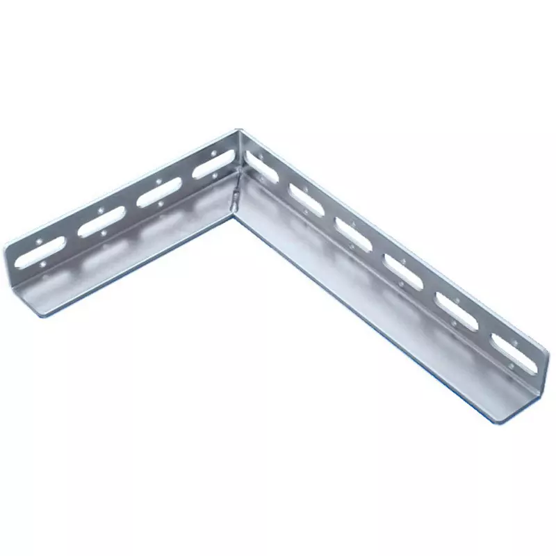 Kameda Denki L-Shaped Bracket M8/M10.W3/8 Applicable Bolt Diameter 0.82 kg Mass Unichrome Surface Finish Type, LB-3R-UN