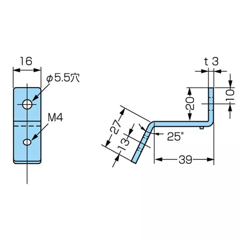 kameda-denki-mounting-bracket-s-2-3c-pack-of-10