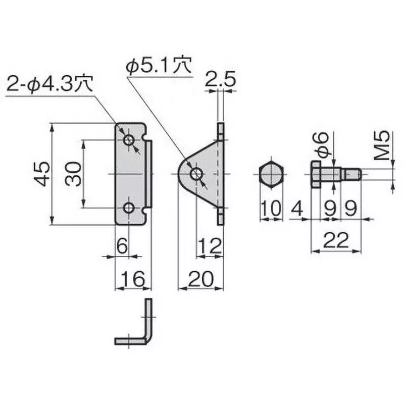 TAKIGEN Bracket for B-489 / B-499, B-489-A-2