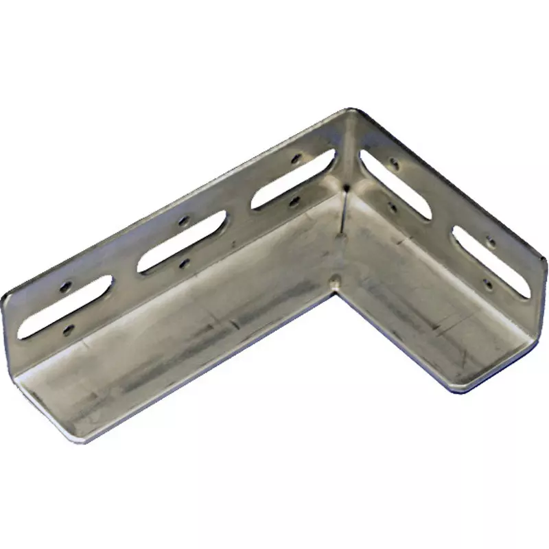 Kameda Denki L-Shaped Bracket M8.M10.W3/8 Compatible Bolt 0.41 kg Mass Correspondence Rohs Directive, LB-0-SUS