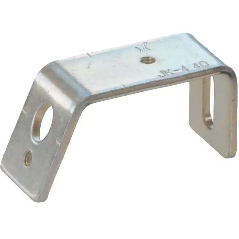 Kameda Denki Mounting Bracket 25.0 Inclination Angle Slot 5.2 x 15 mm Mounting Hole M4 Mounting Screw Diameter, JK-440-3C (Pack of 10)