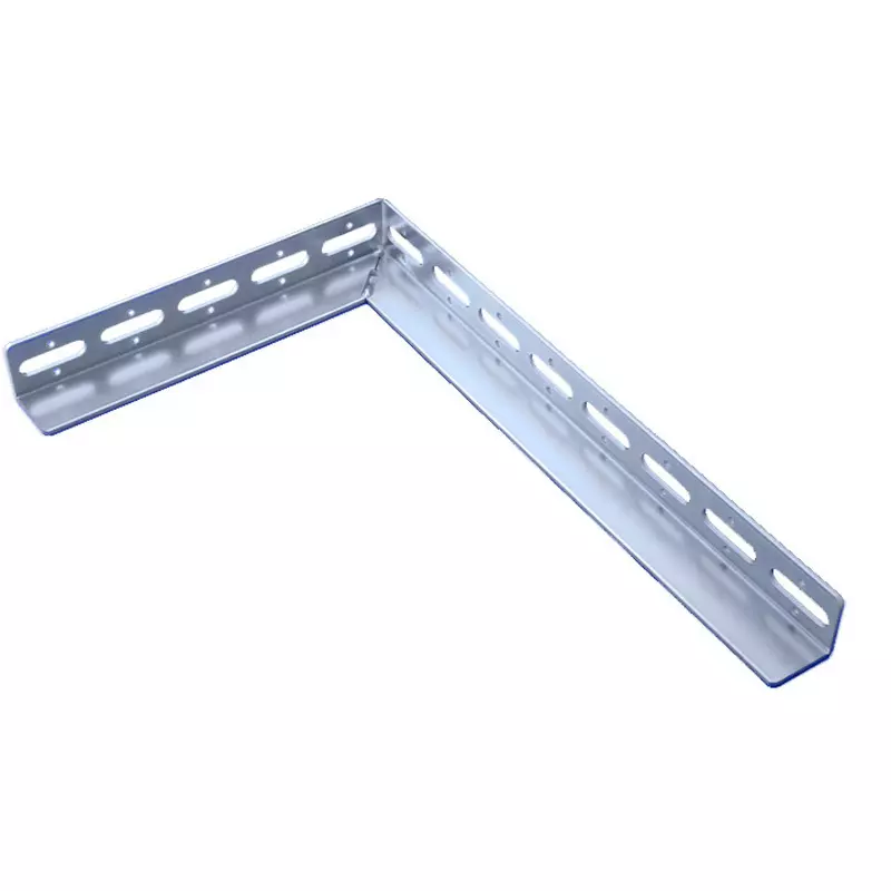 Kameda Denki L-Shaped Bracket M8/M10.W3/8 Applicable Bolt Diameter 1.1 kg Mass Unichrome Surface Finish Type, LB-4R-UN