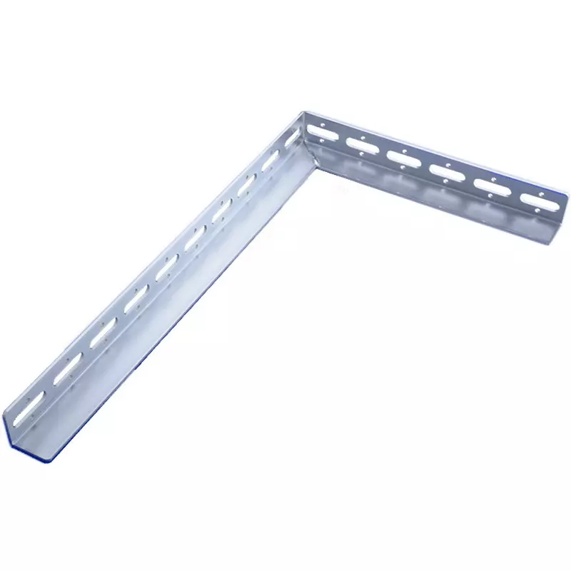 Kameda Denki L-Shaped Bracket M8.M10.W3/8 Compatible Bolt 1.3 kg Mass Unichrome Surface Finish Type, LB-5-UN