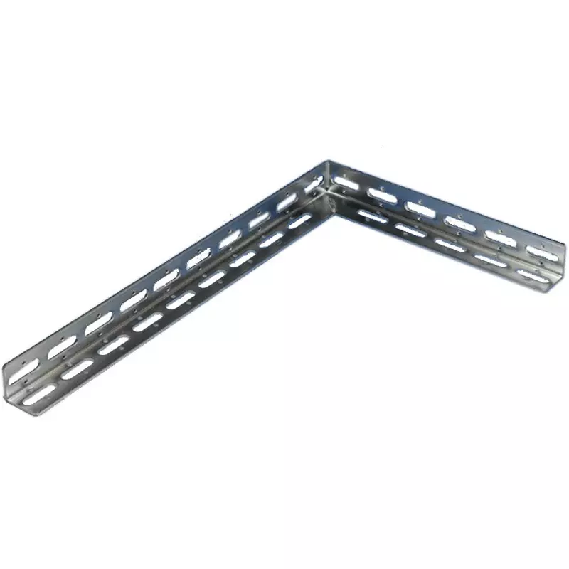 Kameda Denki L-Shaped Bracket M8.M10.W3/8 Compatible Bolt 1 kg Mass Unichrome Surface Finish Type, LB-5WP-UN