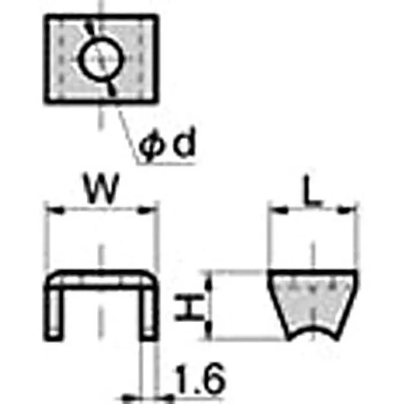 TAKIGEN Antistatic Bracket, A-260-EP-2(10pieces)