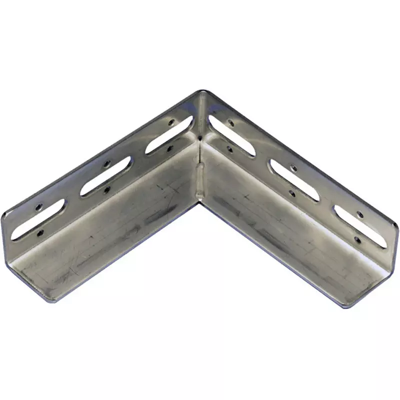 Kameda Denki L-Shaped Bracket M8.M10.W3/8 Compatible Bolt 0.51 kg Mass Correspondence Rohs Directive, LB-1-SUS