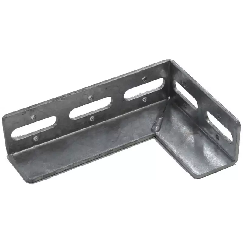 Kameda Denki L-Shaped Bracket M8.M10.W3/8 Compatible Bolt 0.41 kg Mass Hot-dip galvanized Surface Finish Type, LB-0-Zn