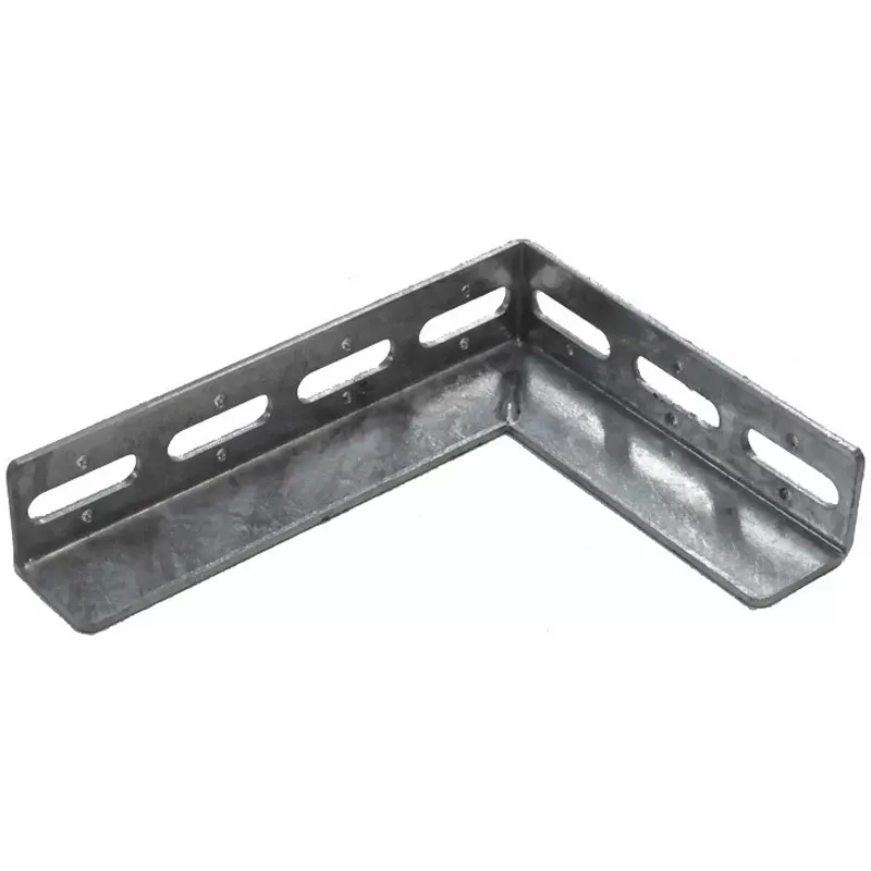 Kameda Denki L-Shaped Bracket M8.M10.W3/8 Compatible Bolt 0.58 kg Mass Hot-dip galvanized Surface Finish Type, LB-2-Zn
