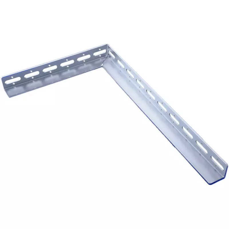 Kameda Denki L-Shaped Bracket M8/M10.W3/8 Applicable Bolt Diameter 1.3 kg Mass Unichrome Surface Finish Type, LB-5R-UN