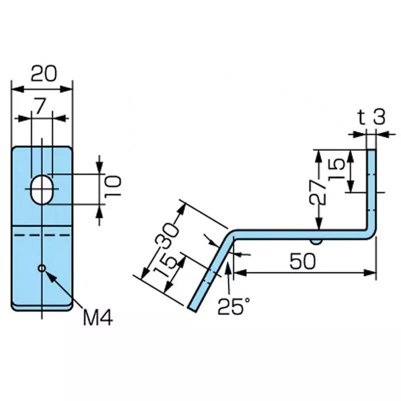 kameda-denki-mounting-bracket-s-3-50-pack-of-10