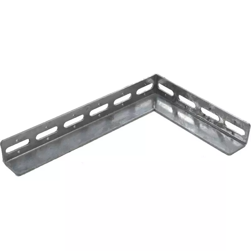 Kameda Denki L-Shaped Bracket M8.M10.W3/8 Compatible Bolt 0.82 kg Mass Hot-dip galvanized Surface Finish Type, LB-3-Zn