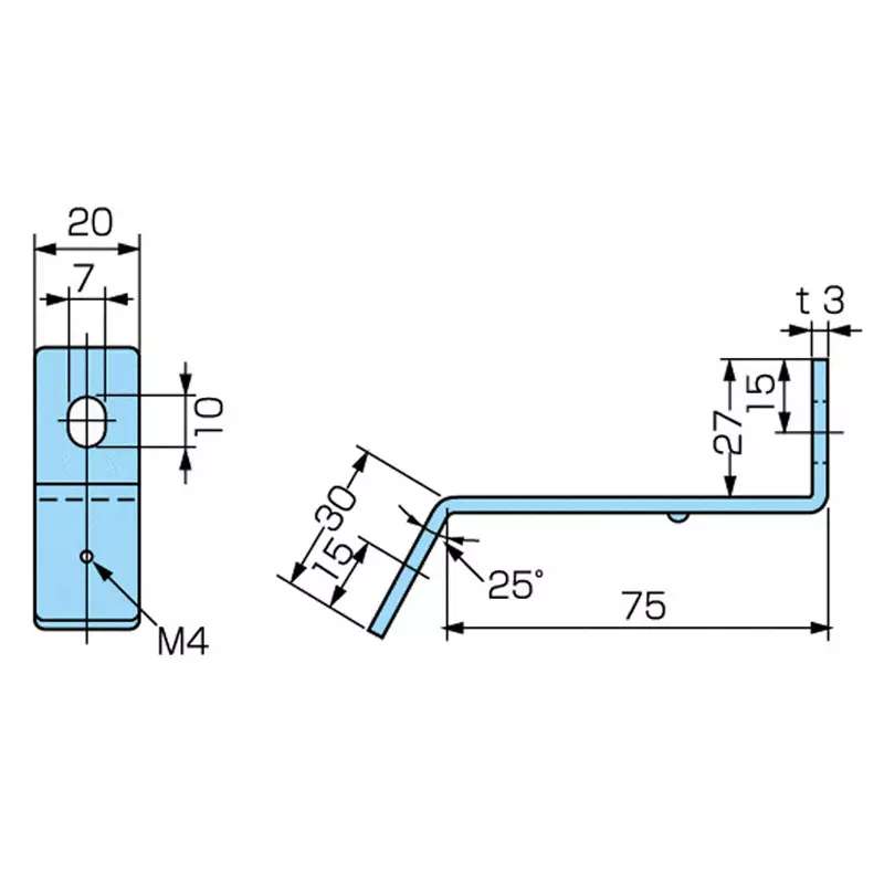 kameda-denki-mounting-bracket-s-3-3c-pack-of-10