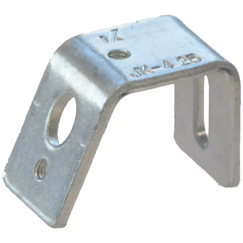Kameda Denki Mounting Bracket 25.0 Inclination Angle Slot 5.2 x 15 mm Mounting Hole M4 Mounting Screw Diameter, JK-425-3C (Pack of 10)