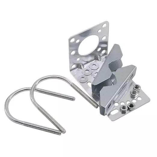 GENERIC U Clamp and Cut Clamp Stainless Steel with L Bracket, Silver