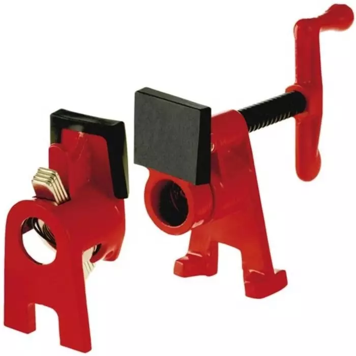 Bessey 54 x42 mm Pipe Clamp Set 2 piece, BPC-H34