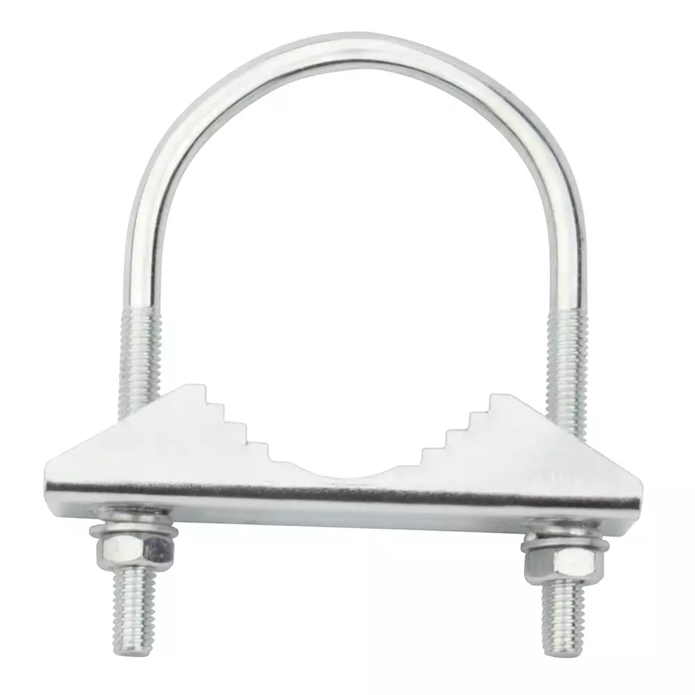 GENERIC U and Cut Clamp Stainless Steel with Nut and Washer Silver, MIC001-5