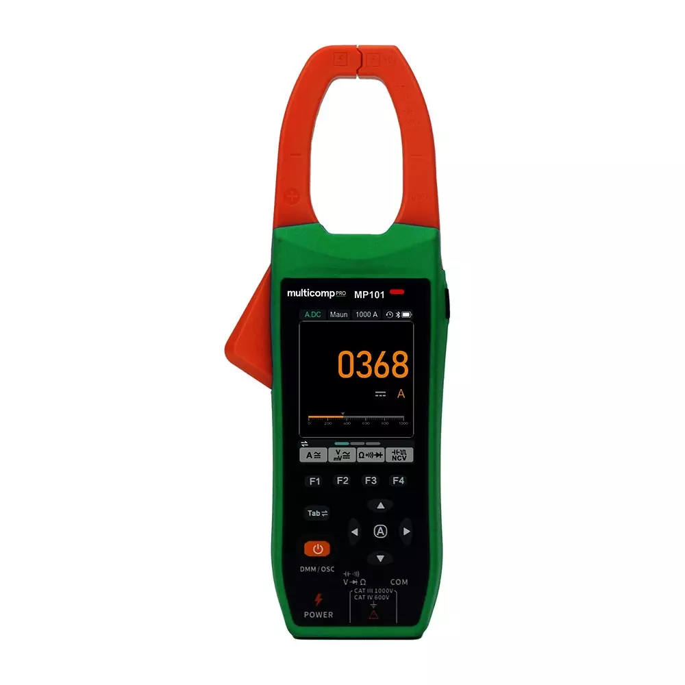 MULTICOMP PRO In 1 Clamp Meter 38 mm Jaw Opening Max 4.5 No. of Digits kV Voltage Measure AC, MP101