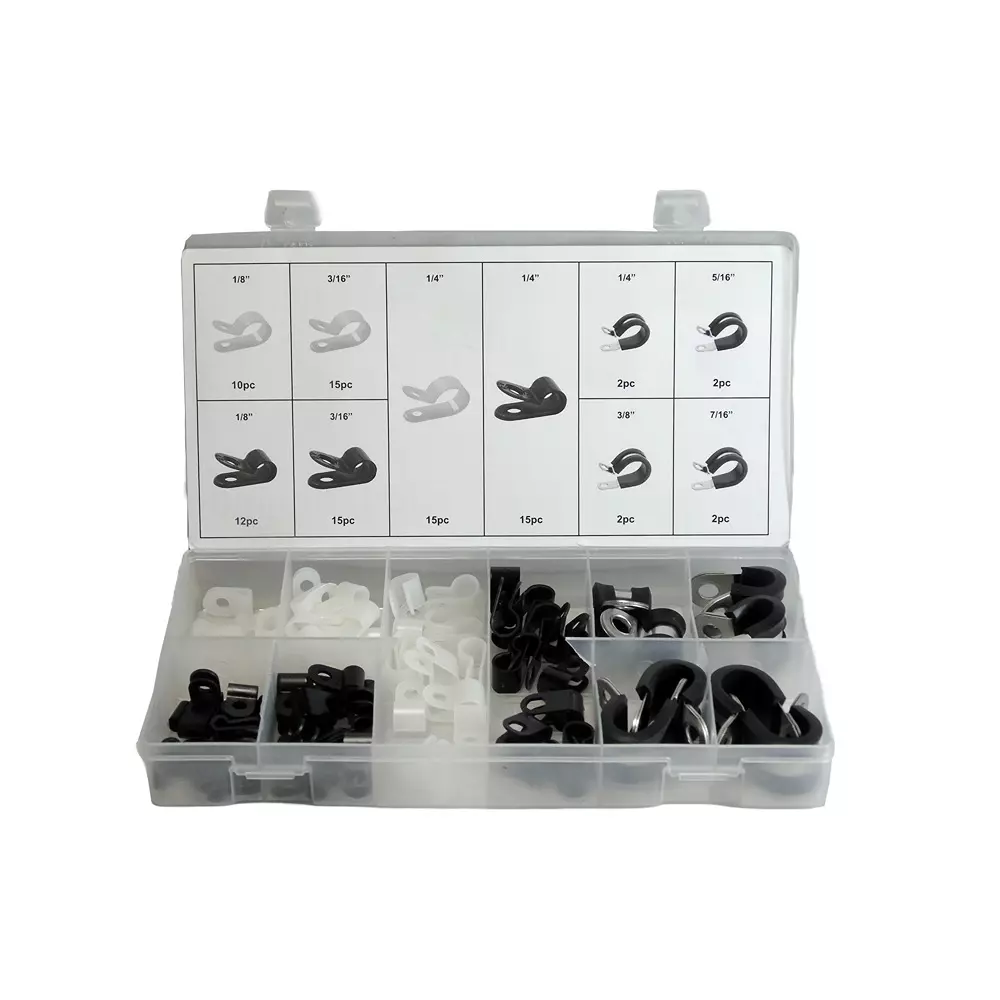 MULTICOMP PRO Clamp Set Nylon and Rubber Coated Type, MP014766