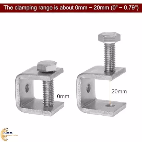 generic-mini-desk-clamp-mild-steel-20-mm-079-inch-wide-jaw-opening-for-woodworkingwelding-building-household-mounting-mic017