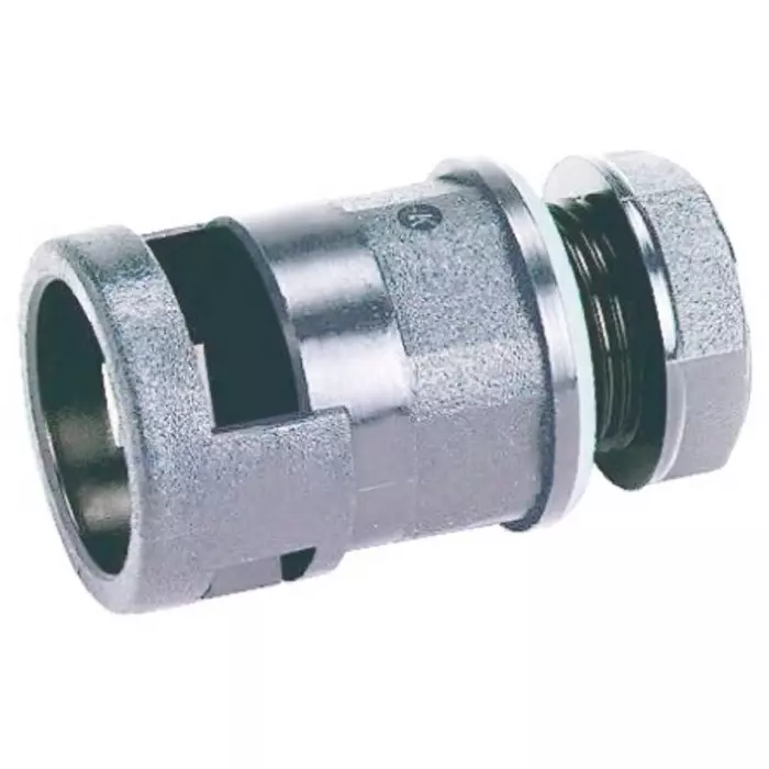 PMA Straight Cable Conduit Fitting 23 mm Nominal Size PG21 PA 6 Grey IP66 Rating, SVND-P213GT (Pack of 5)