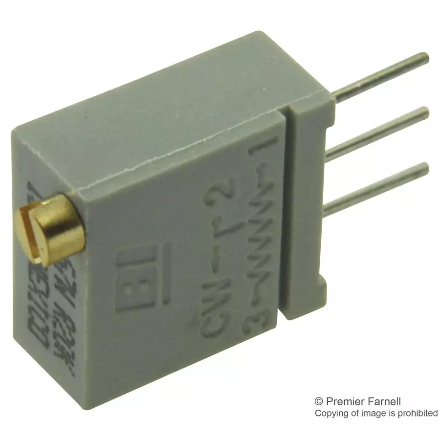 TT ELECTRONICS / BI TECHNOLOGIES TRIMMER, POT, 20K, 20TURN, 10%, TH, 67WR20KLF