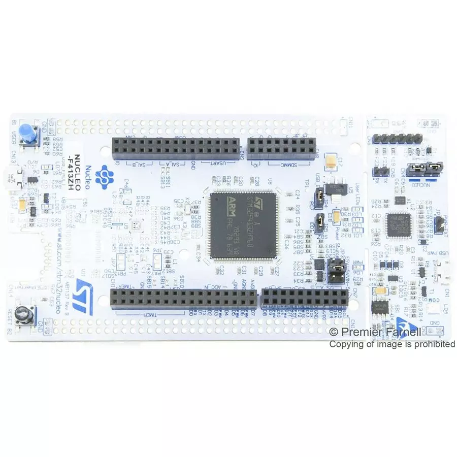 Stmicroelectronics Dev Board, Cortex-M4 Mcu, Nucleo-F413Zh