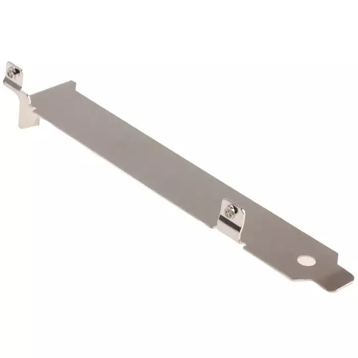 Vero Technologies Blank PCB Card Bracket With Fixing Ears Solder Side, 427-59701