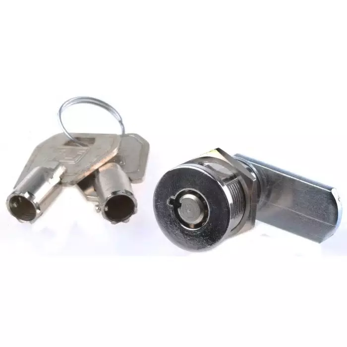 Euro-Locks a Lowe Fletcher group Company Tumbler Lock 21.2 mm Panel-to-Tongue 19.2x16 mm Cutout Key Unlock, 4322-0100BA