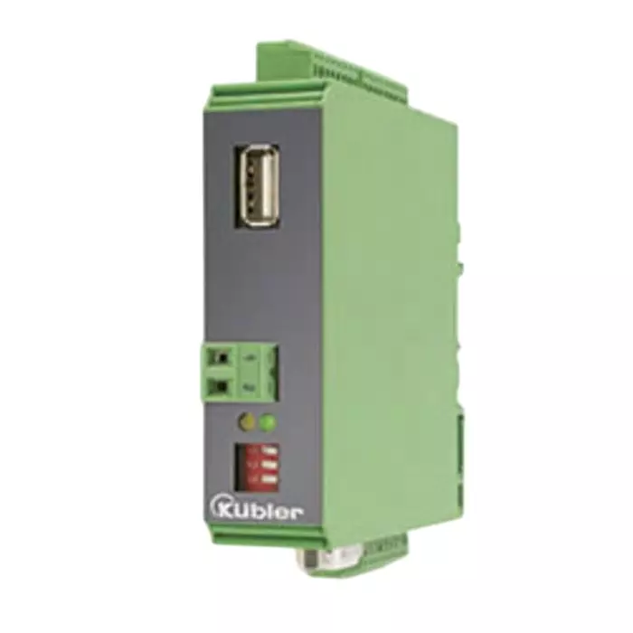 KUBLER Signal Conditioner Current Voltage Input HTL RS-232 RS-485 SSI TTL Output 12 - 30 V DC Supply, 8.SK.1A-1S1D2RS