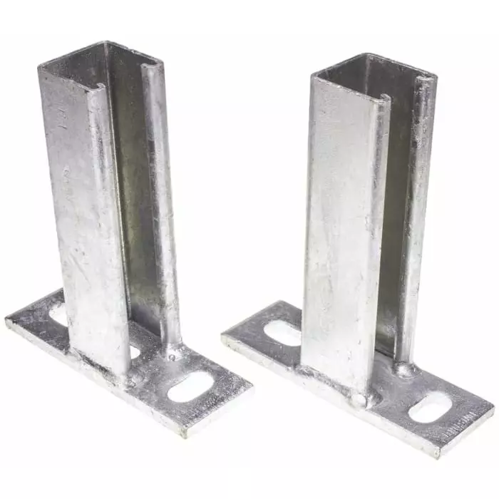 Unistrut Steel 150 mm Cantilever Arm With 135x45 mm Base 0.77 Kg, P 2663 150 (Pack of 2)