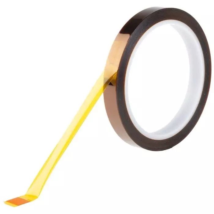 Hi-Bond HB830 Amber Polyimide Film Electrical Tape 12x33m, HB830-12