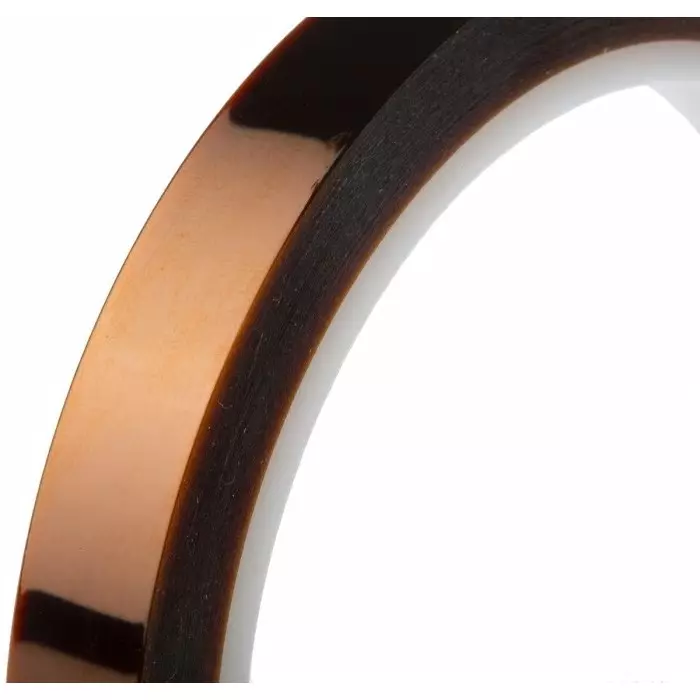 Hi-Bond HB830 Amber Polyimide Film Electrical Tape 12x33m, HB830-12