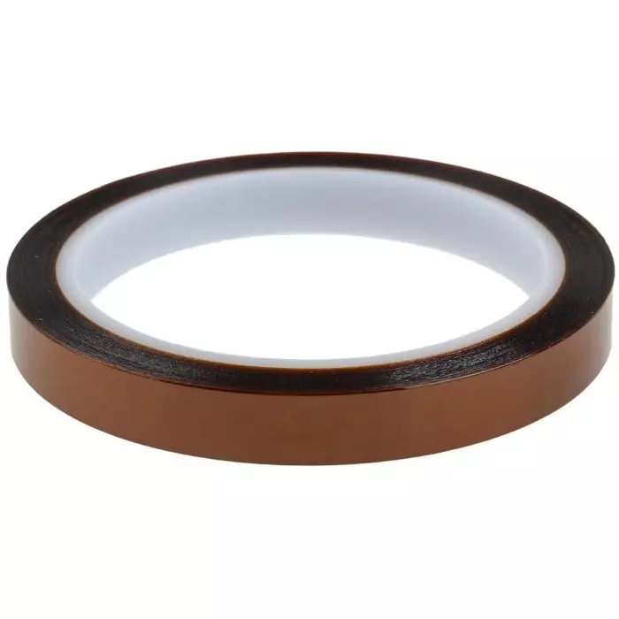 Hi-Bond HB830 Amber Polyimide Film Electrical Tape 12x33m, HB830-12