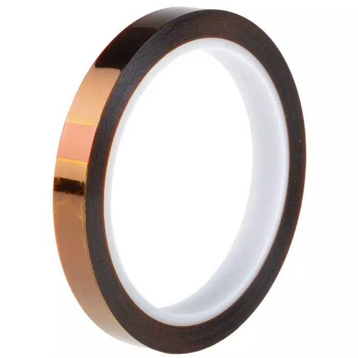 Hi-Bond HB830 Amber Polyimide Film Electrical Tape 12x33m, HB830-12