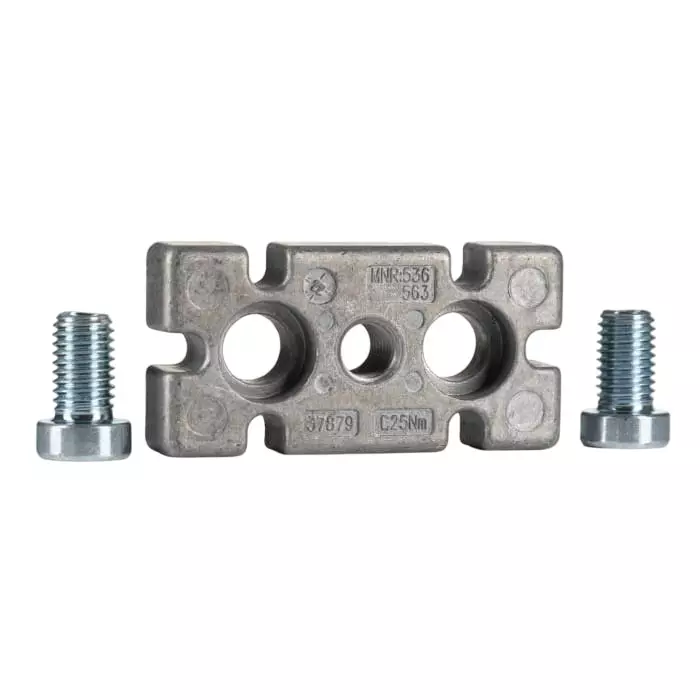 Bosch Rexroth M12 Leveling Foot Plate, Connecting Component, Strut Profile 40 x 80 mm, Groove Size 8 mm, 3842536562