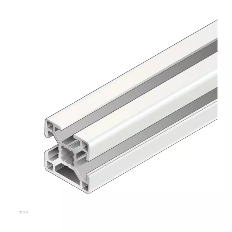 Bosch Rexroth Silver Aluminium Profile Strut, 30 x 30 mm, 8 mm Groove, 2000 mm Length, 3842992400/2000