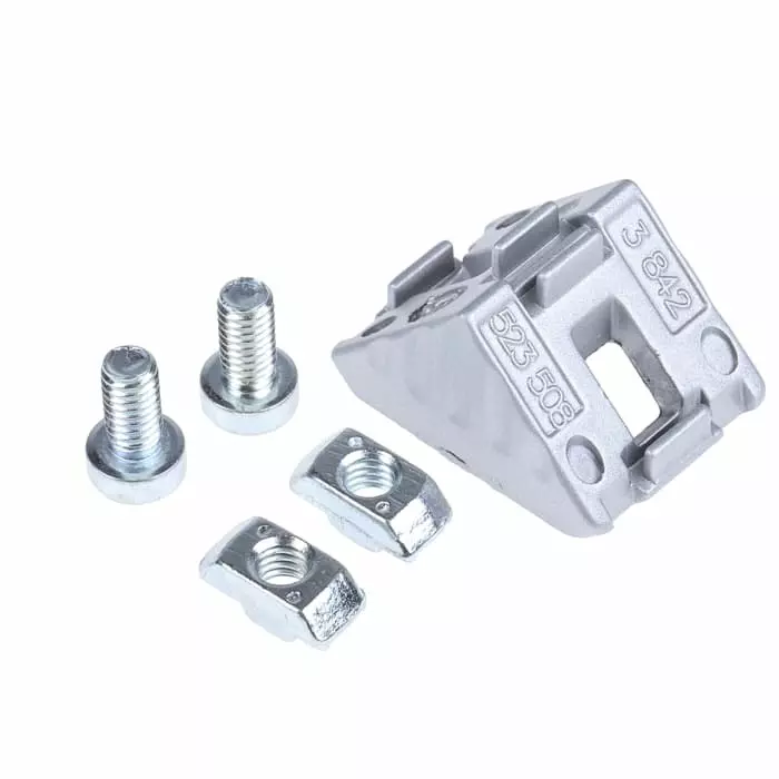 Bosch Rexroth M4 Angle Bracket, Connecting Component, Strut Profile 20 mm, Groove Size 6 mm, 3842551596