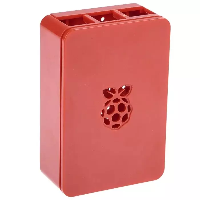 DesignSpark ABSCase for use with Raspberry Pi 2B, Raspberry Pi 3B, Raspberry Pi 3B+ in Red, ASM-1900036-52