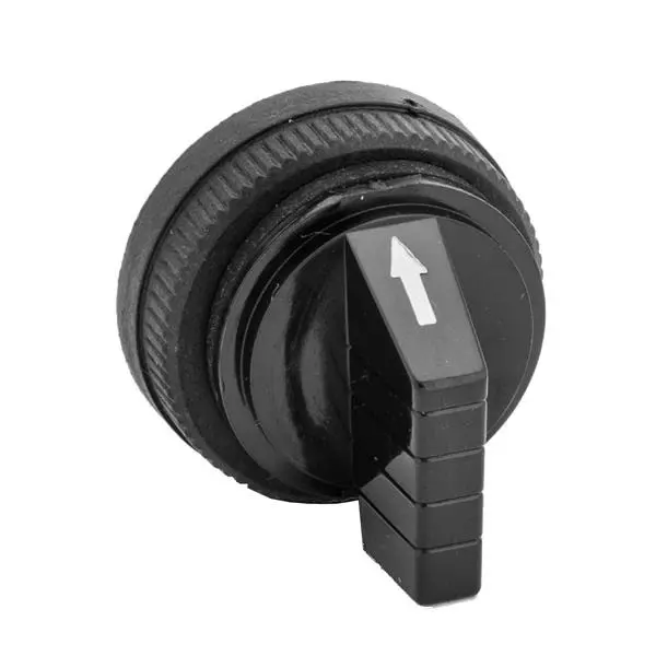 SQUARE D 9001B Series Knobs Black 30 mm Outside Diameter, 9001B11