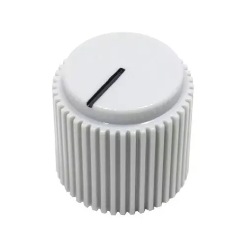 Eagle Plastic Devices Cylindrical Knob Plastic Gray 19 mm Outside Diameter, 450-AE185