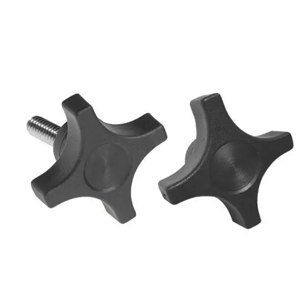 DAVIES MOLDING 2837 Series Clamping Knob Black 57 mm Outside Diameter, 2837DW